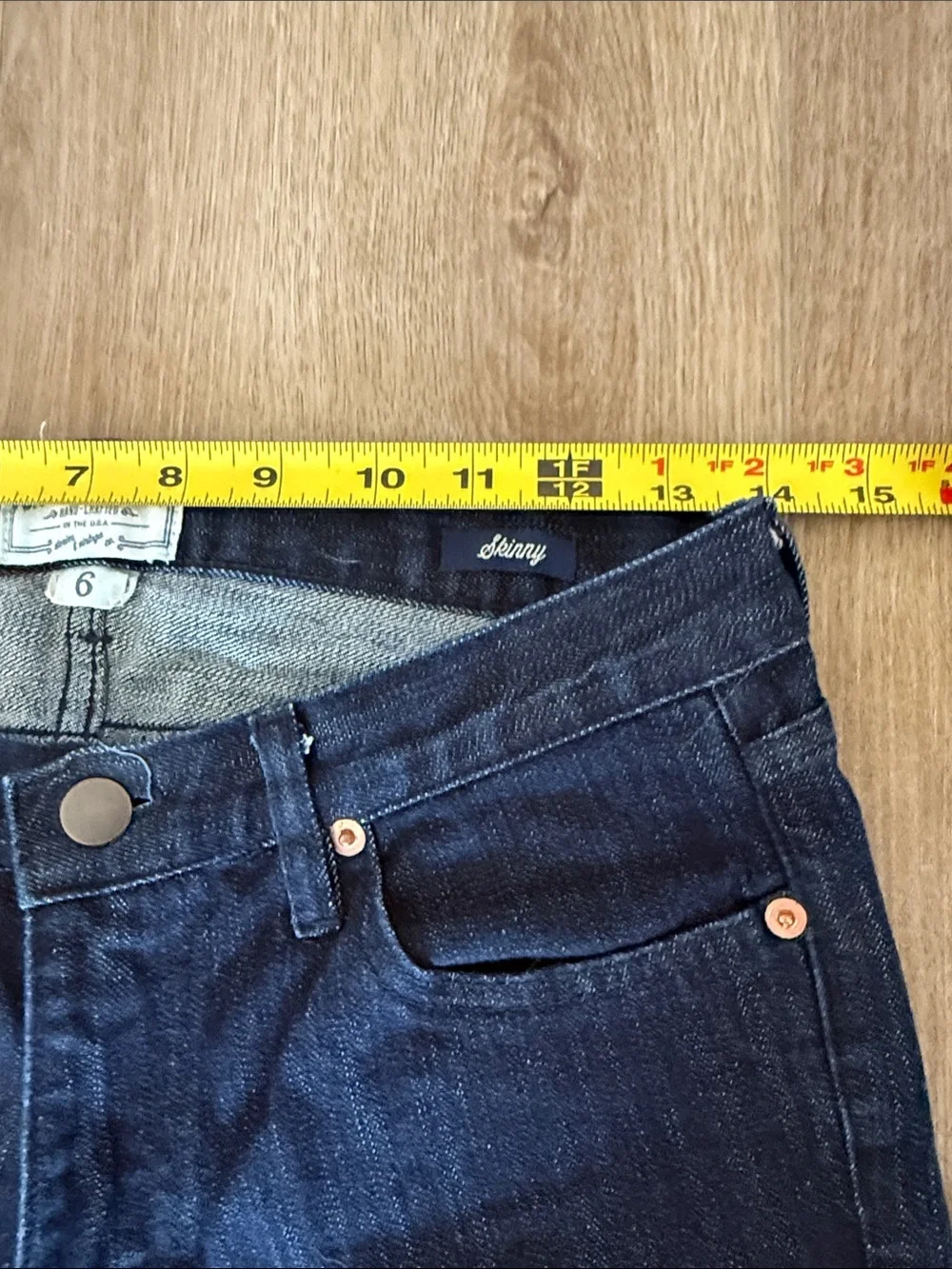 Women's Dark Blue Denim Jean Shorts